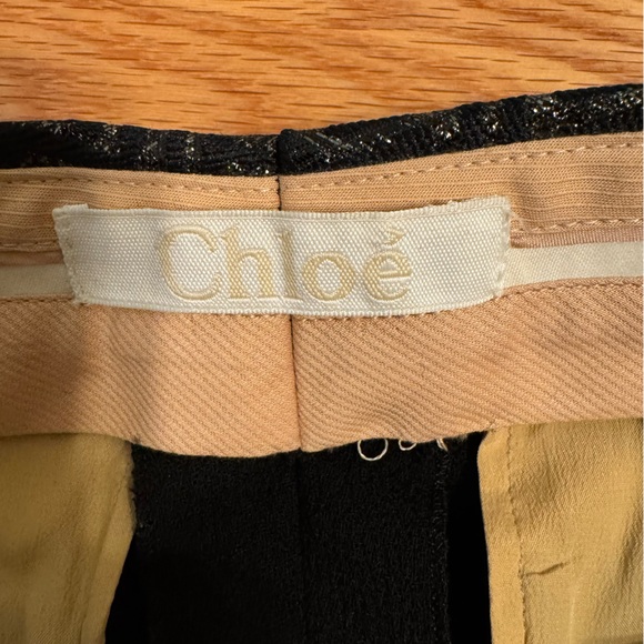 Chloe Capri Wool Pants Size 38 - Picture 3 of 6